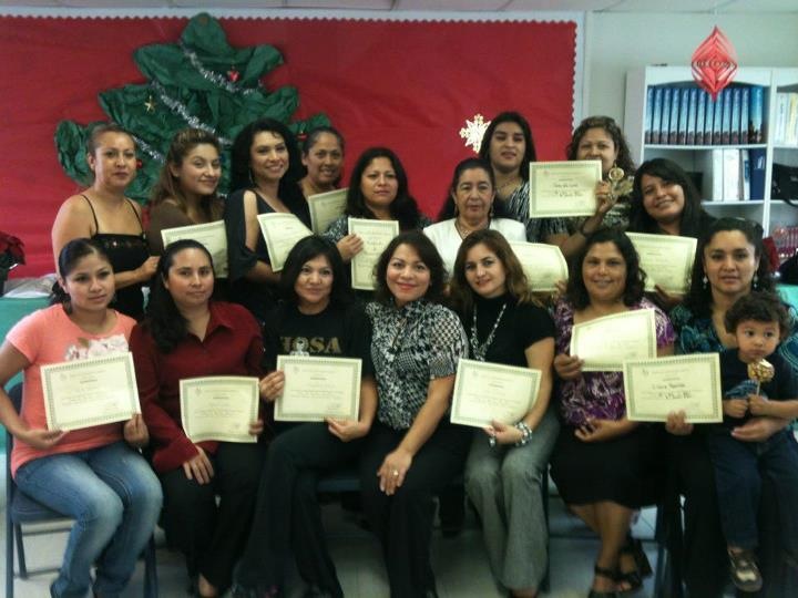 Graduates from the Family Nutrition Healthy Cooking Classes
